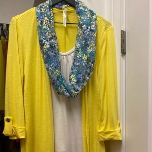 Yellow spring sweater